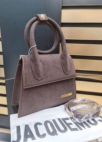 JACQUEMUS Siyah Deri Kadın Çanta - Görsel 5