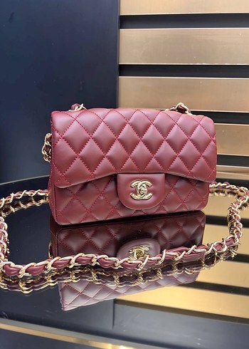 1.75 Chanel ithal Zincir Detaylı Siyah Deri Kadın Çanta - Görsel 6