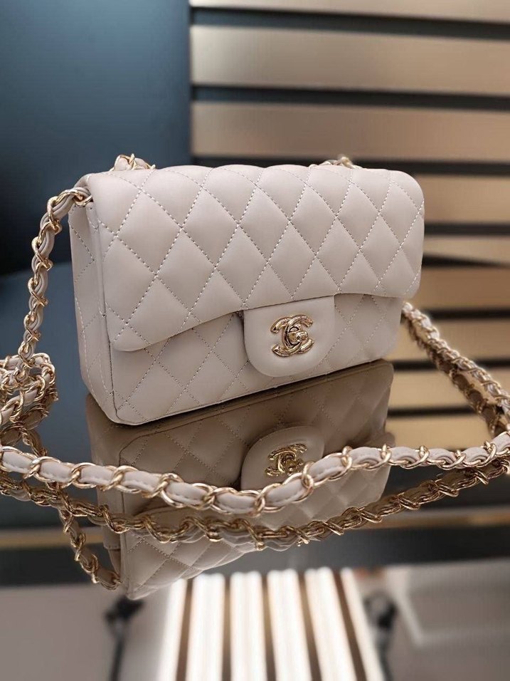 1.75 Chanel ithal Zincir Detaylı Siyah Deri Kadın Çanta - Görsel 4