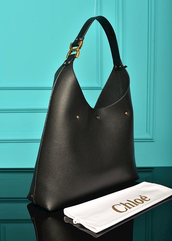 Chloe  Siyah Deri Kadın Çanta - Görsel 3