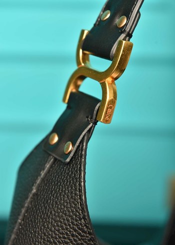 Chloe  Siyah Deri Kadın Çanta - Görsel 9