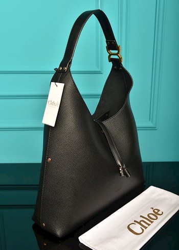 Chloe  Siyah Deri Kadın Çanta - Görsel 6