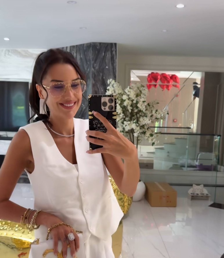 Cartier Kadın Parlak Altın Renkli Gözlük - Görsel 4