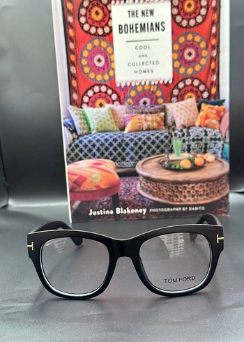 Kadın Siyah Parlak Şefaf Tom Ford Gözlük - Görsel 2