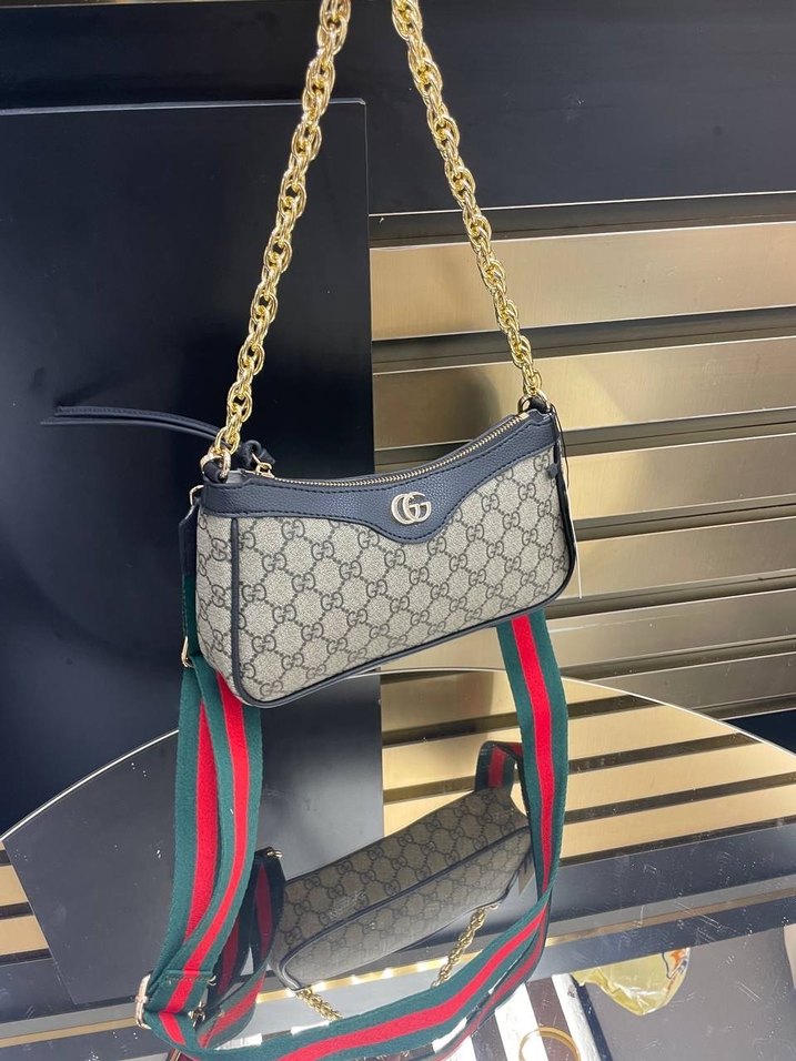 Gucci Zincir Detaylı Kadın Günlük El Çantası - Görsel 4