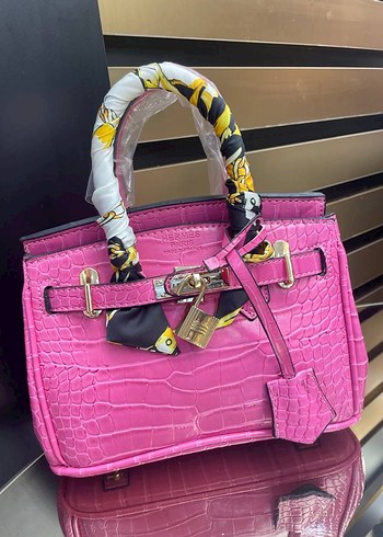 Hermes birkin 20 cm Siyah Yılan Desenli Deri Çanta - Görsel 3