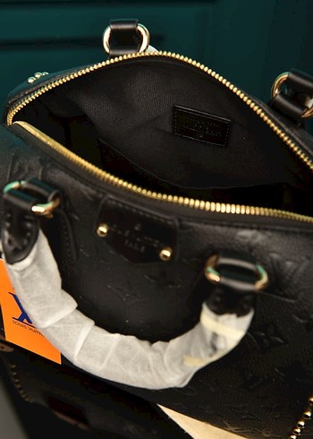 Lv Siyah Deri Kadın Omuz Çantası - Görsel 8