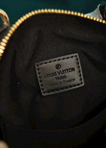 Lv Siyah Deri Kadın Omuz Çantası - Görsel 7