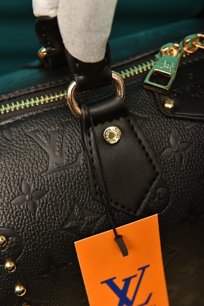 Lv Siyah Deri Kadın Omuz Çantası - Görsel 4