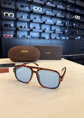 Tom Ford Modern Klasik Şeffaf Kahverengi Kadın Gözlüğü - Görsel 10