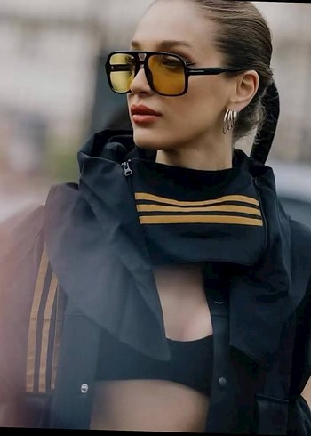 Tom Ford Modern Klasik Şeffaf Kahverengi Kadın Gözlüğü - Görsel 11