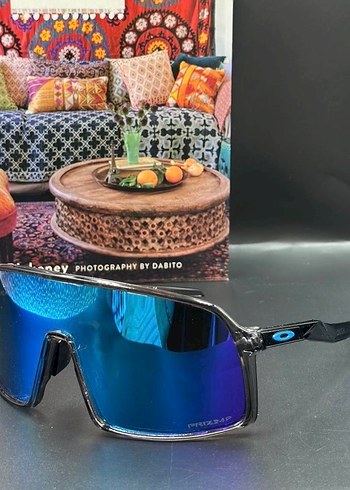 Oakley Erkek Siyah Biker Tarzı Güneş Gözlüğü - Görsel 9