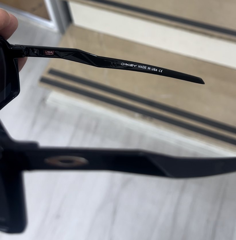 Oakley Erkek Siyah Biker Tarzı Güneş Gözlüğü - Görsel 3