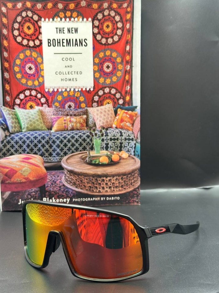 Oakley Mavi Biker Güneş Gözlüğü - Görsel 5