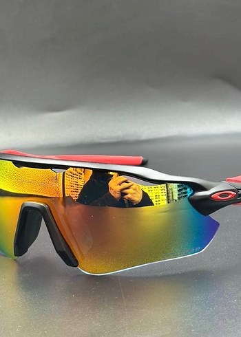 Oakley Siyah Biker Tarzı Erkek Güneş Gözlüğü - Görsel 7