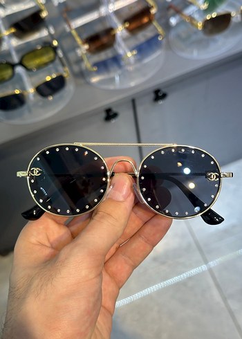 Chanel Taşlı Kadın Güneş Gözlüğü - Görsel 2