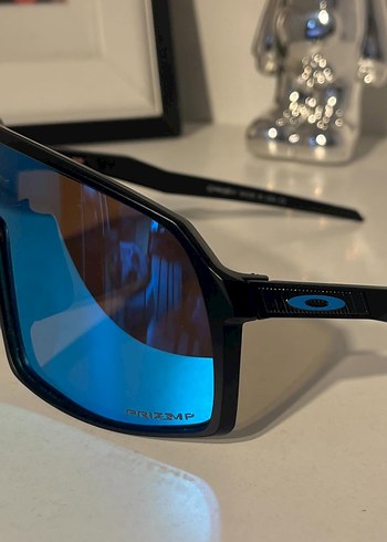 Oakley Kayak Şeffaf Mavi Biker Tarzı Kadın Gözlüğü - Görsel 2