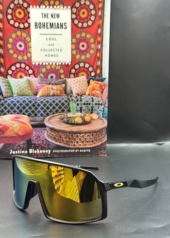 Oakley Kayak Şeffaf Mavi Biker Tarzı Kadın Gözlüğü - Görsel 15