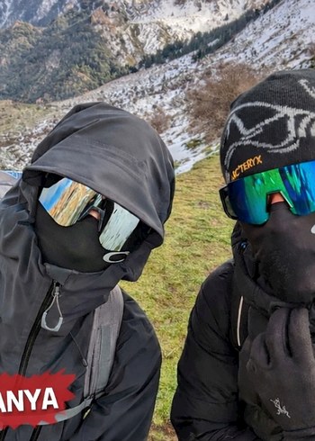 Oakley Kayak Şeffaf Mavi Biker Tarzı Kadın Gözlüğü - Görsel 5