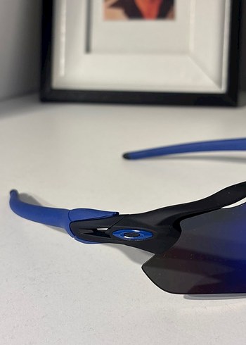 Oakley Mavi Biker Stil Erkek Güneş Gözlüğü - Görsel 5