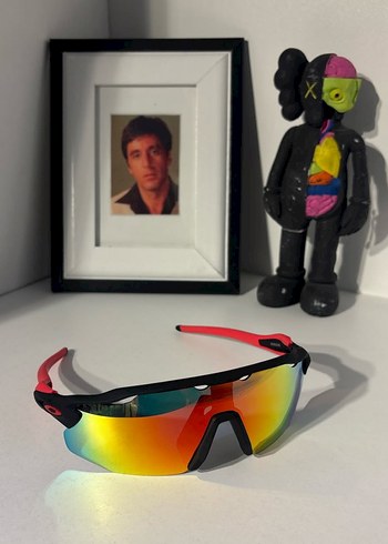 Oakley Mavi Biker Stil Erkek Güneş Gözlüğü - Görsel 9