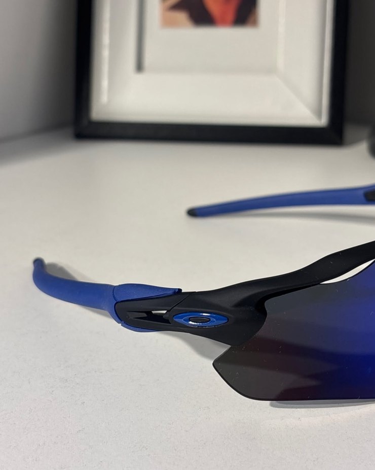 Oakley Mavi Biker Stil Erkek Güneş Gözlüğü - Görsel 5