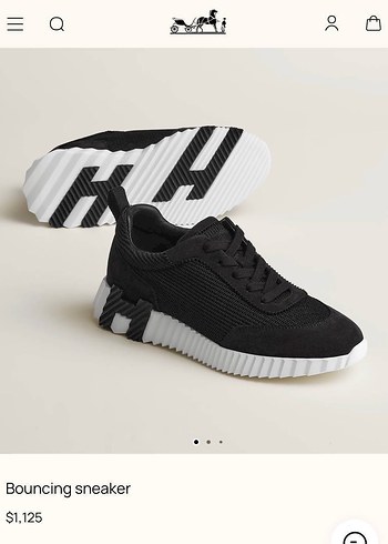 Hermes Modern Siyah Bouncing Sneaker