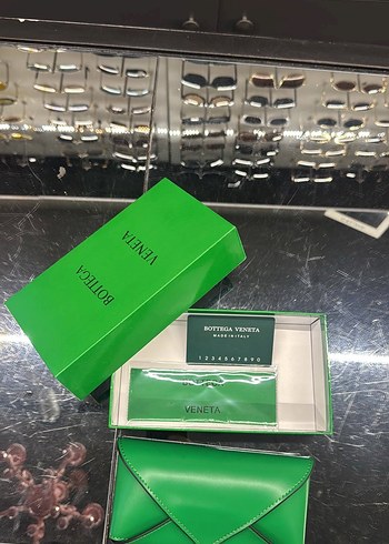 Bottega Veneta Canli Yesil Gozluk Kilifi