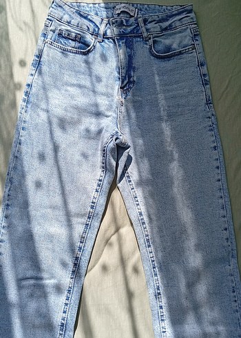 Diğer Mavi Pastel Renk Regular Fit Kadın Kot Pantolon