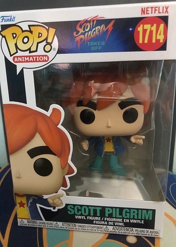 Funko Pop Scott Pilgrim Figür 1714 Plastik Koruyuculu