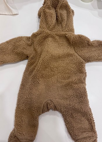 Kahverengi Erkek Bebek Peluş Tulumu - Görsel 3