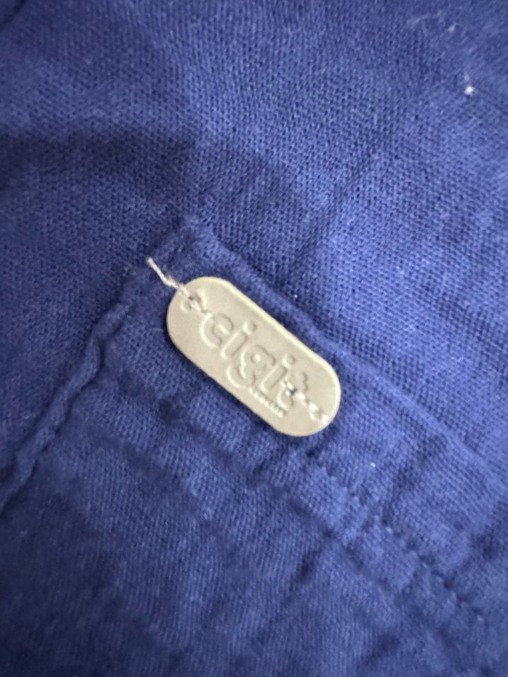 Koyu Mavi müslin Bebek Erkek Tulum - Görsel 3