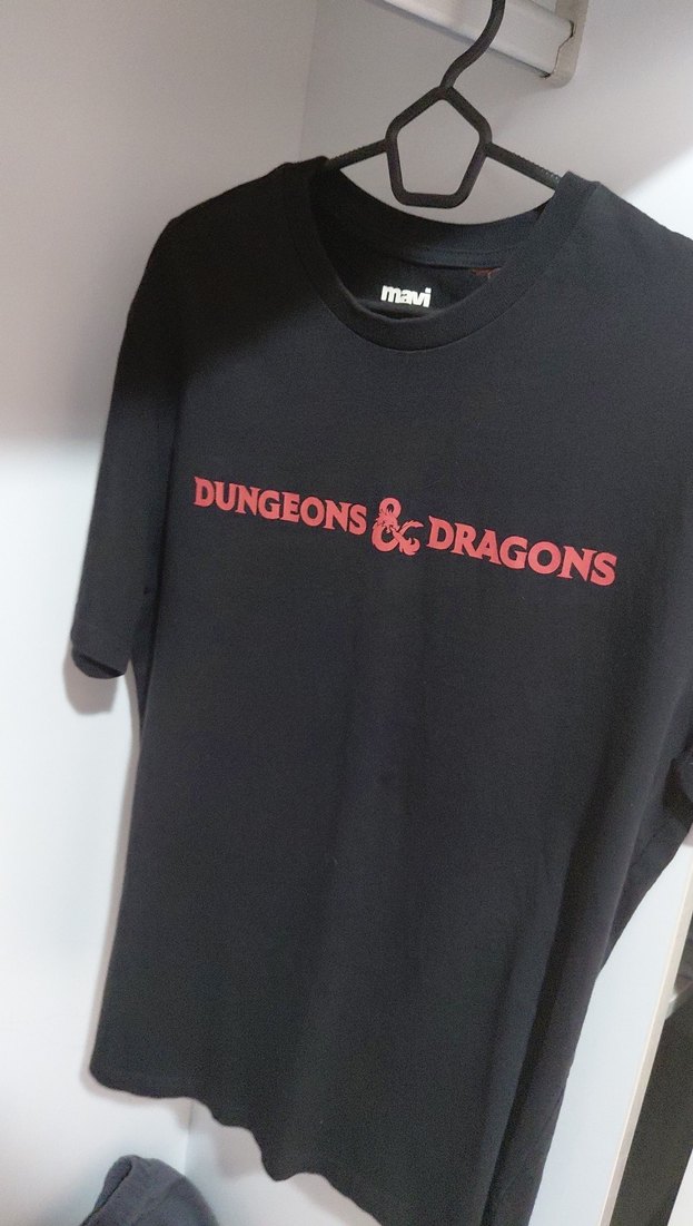 Baskılı Siyah dragon Tişörtü - Görsel 2