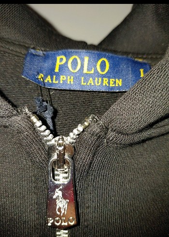 polo ralp lauren siyah renkli kırmızı nakışlı ceket - Görsel 2