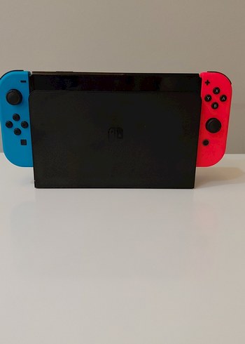 Nintendo Switch Oled Konsol kırmızı mavi - Görsel 5