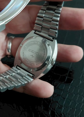 1970'ler dönemine ait orijinal Seiko otomatik erkek saati - Görsel 3