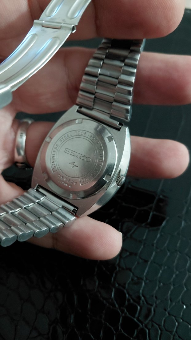 1970'ler dönemine ait orijinal Seiko otomatik erkek saati - Görsel 3