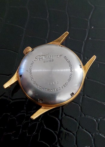 Altın Renk Vintage Erkek Kol Saati - Görsel 3