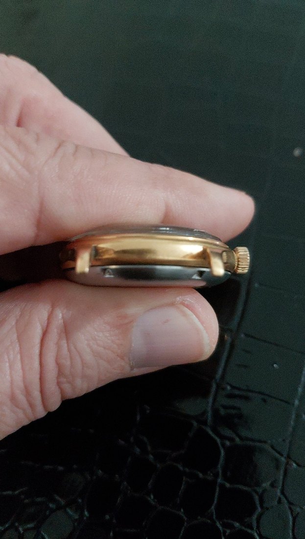 Altın Renk Vintage Erkek Kol Saati - Görsel 2