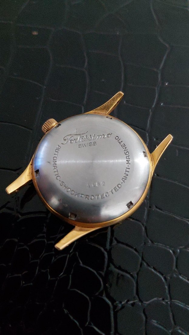 Altın Renk Vintage Erkek Kol Saati - Görsel 3