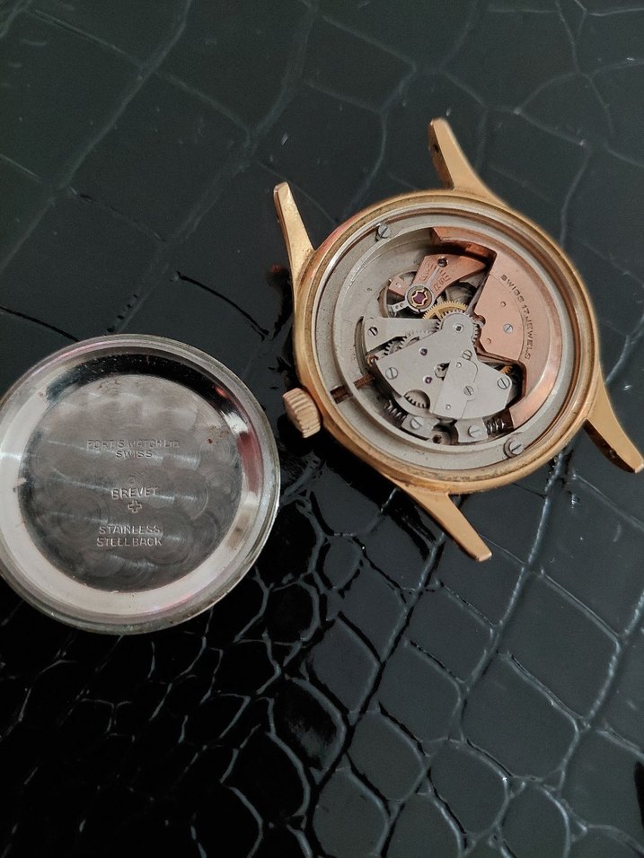 Altın Renk Vintage Erkek Kol Saati - Görsel 5