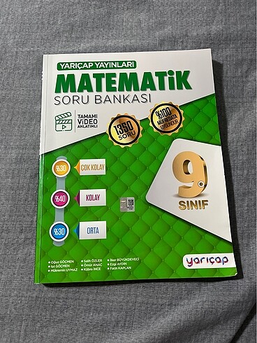 9.sınıf test kitabı matematik