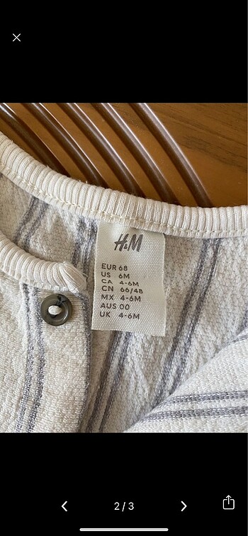 H&M HM bebek tulum