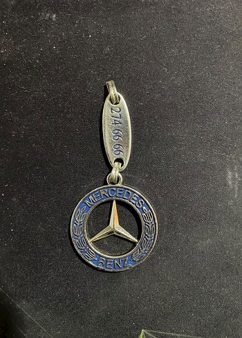 Mercedes Benz Gumus Metal Anahtarlik
