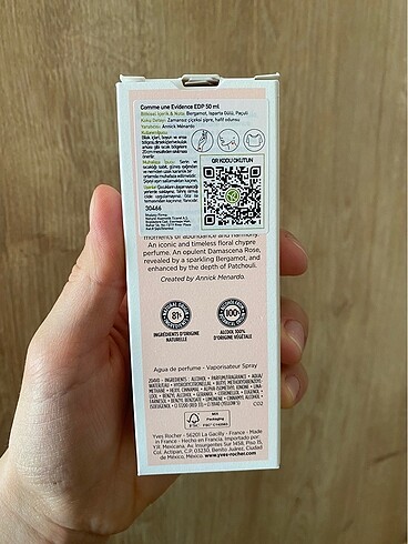 Beden yves rocher comme une evidence parfüm 50ml