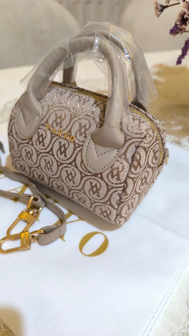 Vakko Bej Kadın Çanta 10x15 mini-3 kademeli aski - Görsel 5