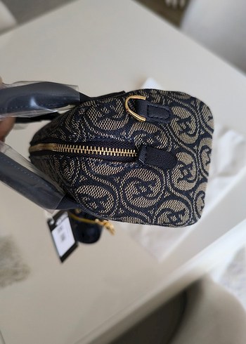 Vakko kumaş lacivert Çanta 10x15 mini-3 kademeli aski - Görsel 10