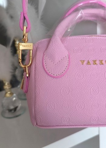 Vakko Pembe deri Çanta 10x15 mini-3 kademeli aski - Görsel 7