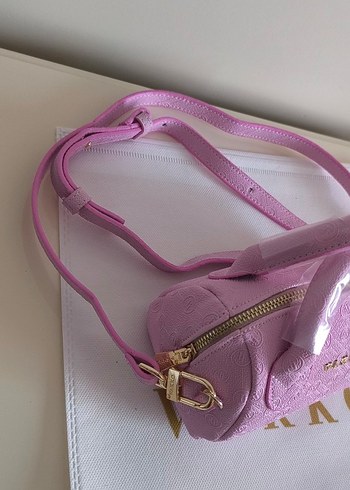 Vakko Pembe deri Çanta 10x15 mini-3 kademeli aski - Görsel 3