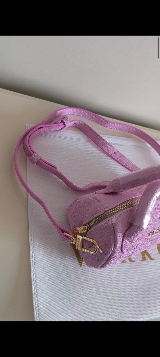 Vakko Pembe deri Çanta 10x15 mini-3 kademeli aski - Görsel 3